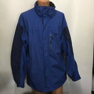 Marmot Mens XL Blue Nylon Outer Shell Jacket